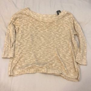 Express 3/4 sleeve sweater